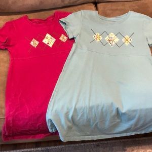 Lands End girls dresses size sm and med.